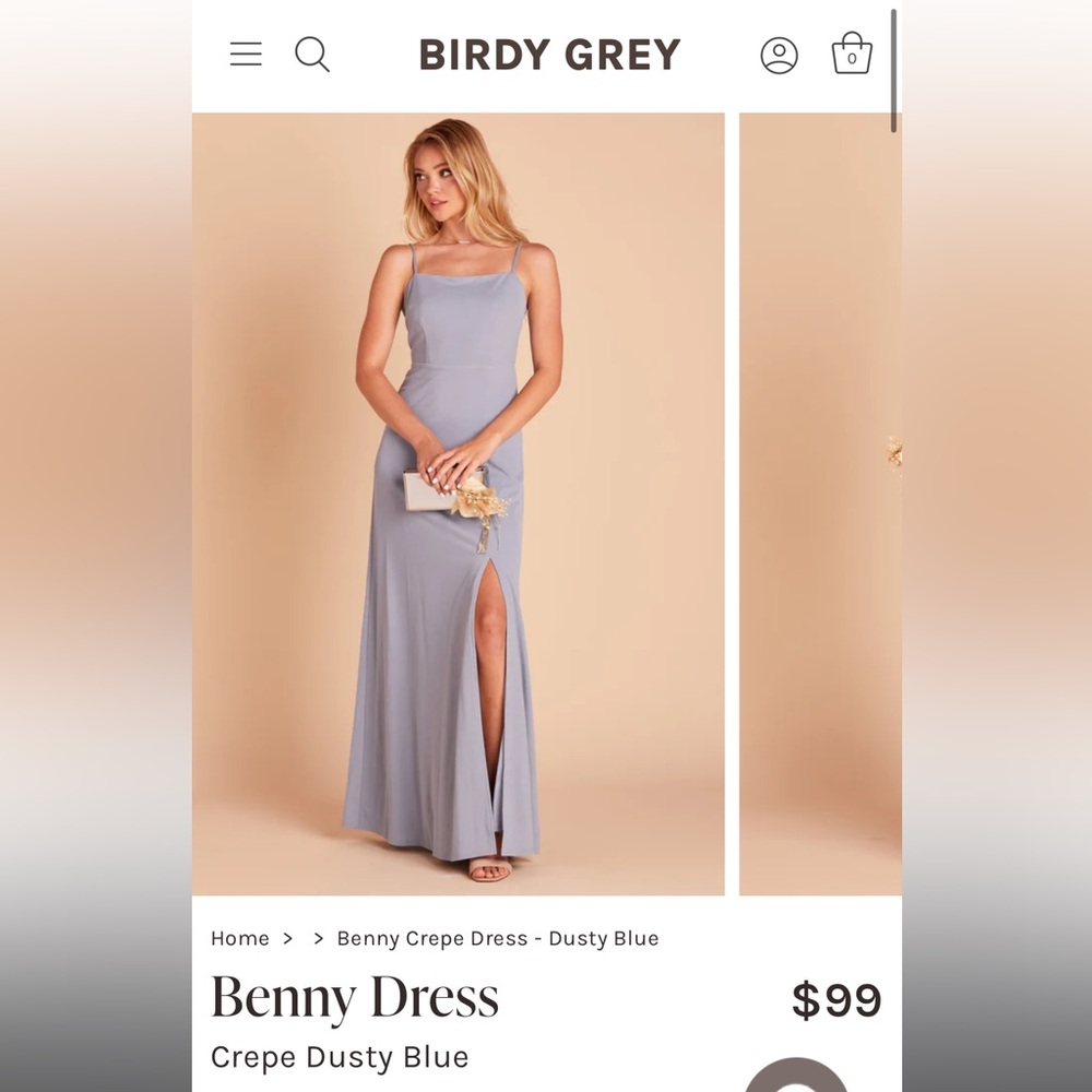 BIRDY GREY Benny Dress blue size Small